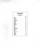 Table of Contents, Norman County 1907